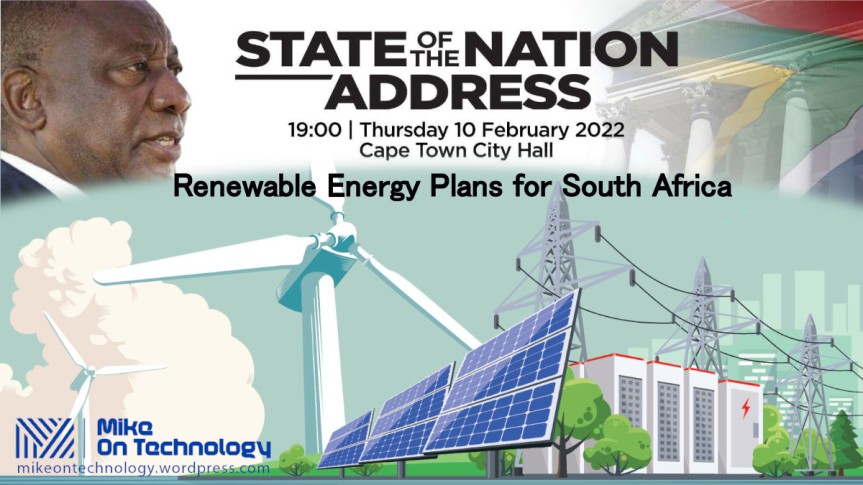 SONA 2022 Sustainable Energy Projects